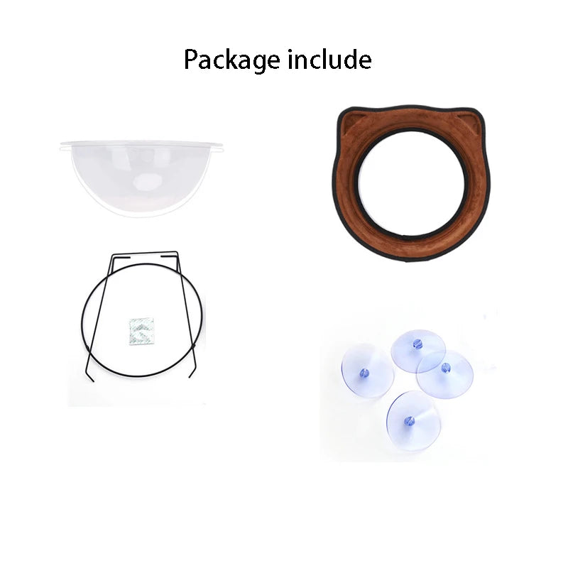 Creative Cat Hammock Warm Soft Sleeping Bed Space Capsule Suction Cup Hanging Cat Sunbathing Window Sill Bed Pet Supplies