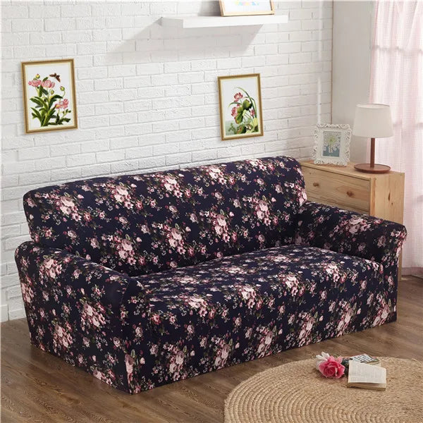 Elastic Sofa Covers Universal Slipcovers Stretch Sectional Throw Couch Corner Cover Cases for Living Room Armchairs1/2/3/4 Seat