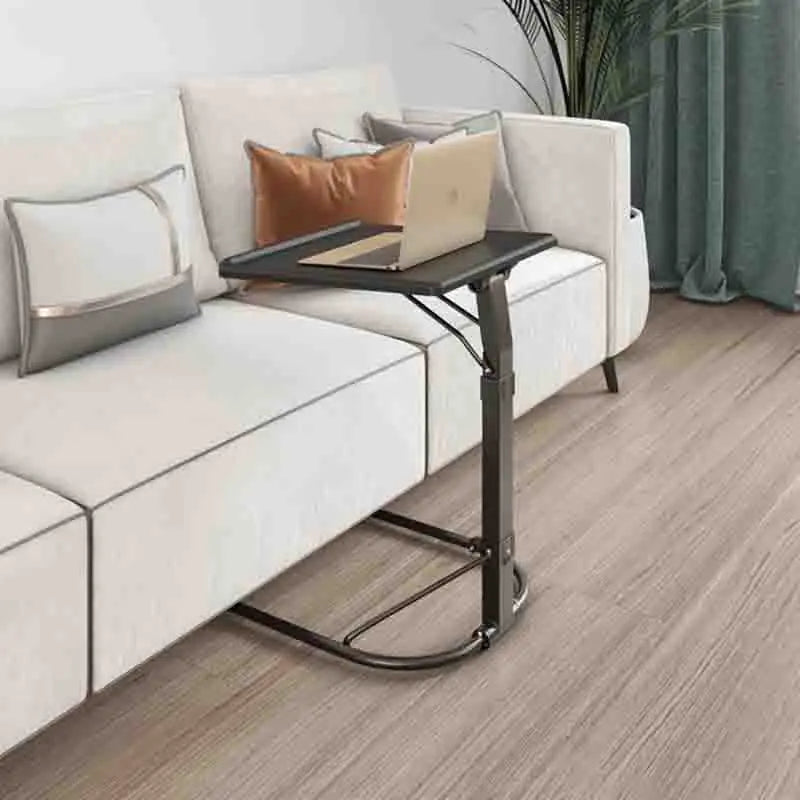 Portable Foldable Computer Desk Laptop Lazy Bed Desk Simple Lifting Small Plastic Table Folding Table Removable Bedside Table