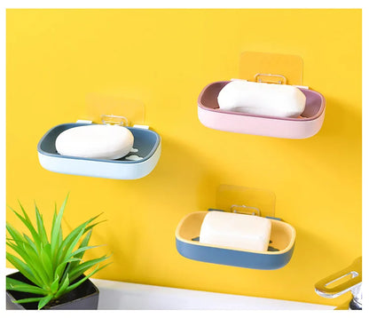 1PCS Double-sided Adhesive Wall Hook Wall Hook Hanger Strong Transparent Suction Cup Wall Storage Shelf for Kitchen Bathroom