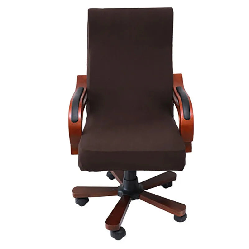 Plus Size Office Chair Covers Computer Universal Stretch Boss Chair Cover Modern High Back Rotating Lift Arm Chair Cover