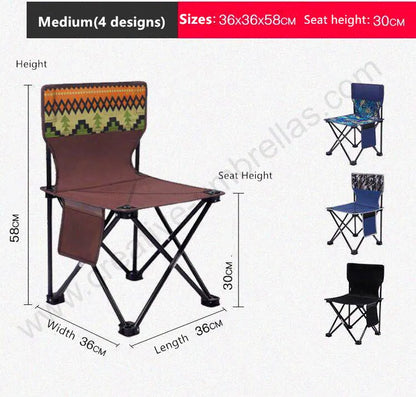 Bearing 150kg waterproof tensile 600D oxford outdoor collapsible compact foldable fishing traveling carrying away  beach chair