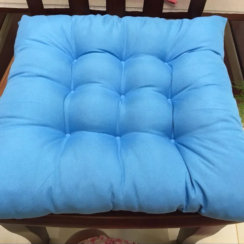 Soft Kitchen Chair Cushion Solid Seat Pillow For Car Home Red Square Chair Pad Office Sitting Cushhions Decorative Room Almofada