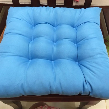 Soft Kitchen Chair Cushion Solid Seat Pillow For Car Home Red Square Chair Pad Office Sitting Cushhions Decorative Room Almofada
