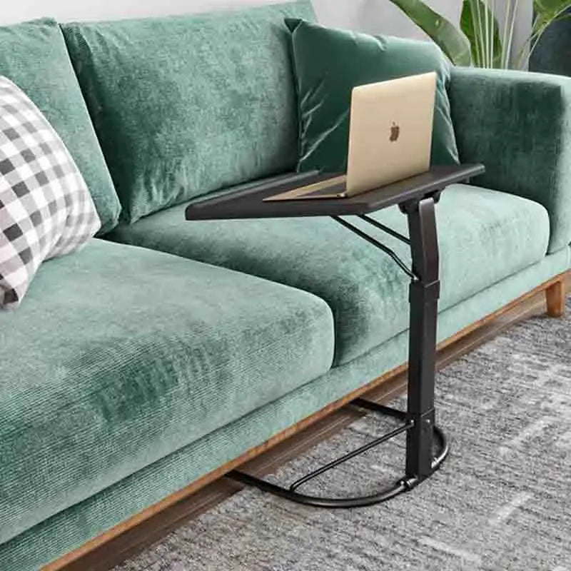 Portable Foldable Computer Desk Laptop Lazy Bed Desk Simple Lifting Small Plastic Table Folding Table Removable Bedside Table