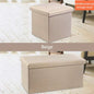 Multifunctional Household Storage Stool Fashion Chair Living Room Ottoman Padded Stools Home Furniture Solid Color Sofa Chair