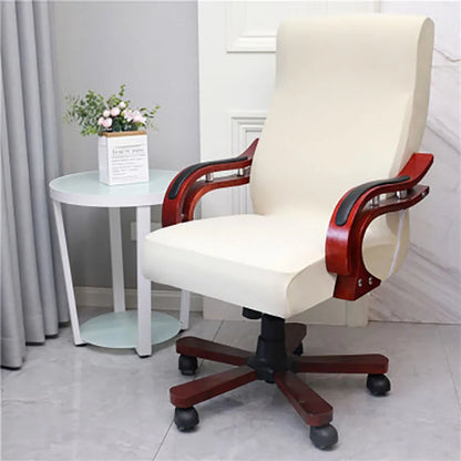 Plus Size Office Chair Covers Computer Universal Stretch Boss Chair Cover Modern High Back Rotating Lift Arm Chair Cover