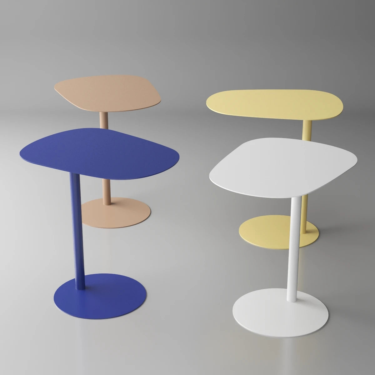 Household Furniture Iron Art Mini Coffee Tables Nordic Home Living Room Decoration Indoor Mobile Bedside Table Sofa Side Tables