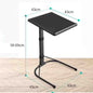Portable Foldable Computer Desk Laptop Lazy Bed Desk Simple Lifting Small Plastic Table Folding Table Removable Bedside Table