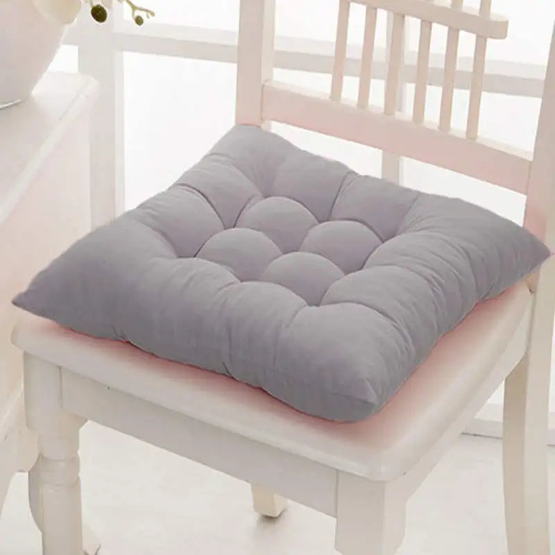 Soft Kitchen Chair Cushion Solid Seat Pillow For Car Home Red Square Chair Pad Office Sitting Cushhions Decorative Room Almofada