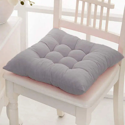 Soft Kitchen Chair Cushion Solid Seat Pillow For Car Home Red Square Chair Pad Office Sitting Cushhions Decorative Room Almofada