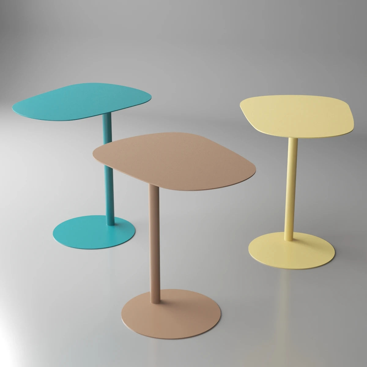 Household Furniture Iron Art Mini Coffee Tables Nordic Home Living Room Decoration Indoor Mobile Bedside Table Sofa Side Tables