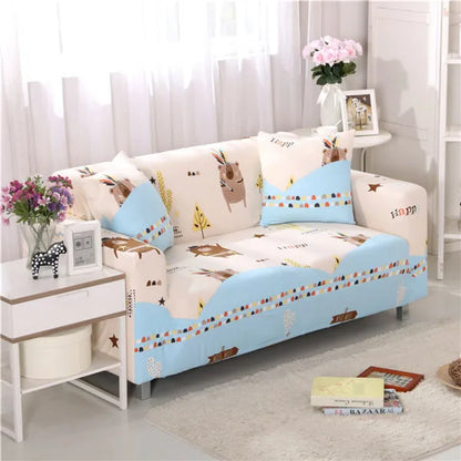 Elastic Sofa Covers Universal Slipcovers Stretch Sectional Throw Couch Corner Cover Cases for Living Room Armchairs1/2/3/4 Seat