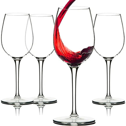 2Pcs Tritan Plastic Red Wine Glass Unbreakable Wine Goblet Cocktail Glass For Home Wedding Party Travel Picnic Juice Wine Cups
