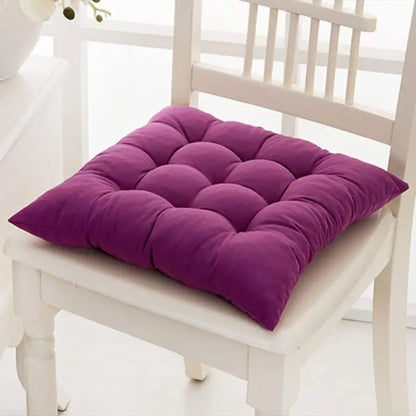 Soft Kitchen Chair Cushion Solid Seat Pillow For Car Home Red Square Chair Pad Office Sitting Cushhions Decorative Room Almofada