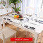 Hot Sale Black Flower Branch PVC Table Mat For Kitchen Dining Table 1.0mm Thick Oilproof Table Covers Protector Desk