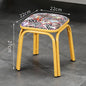 Modern Household Padded Stool Living Room Round Bench Coffee Table Step Stools Student Dormitory Solid Color Small Low Chairs
