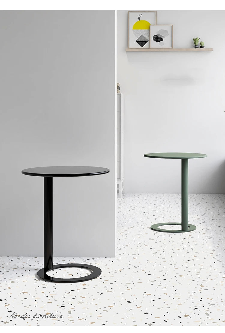 Nordic Living Room Furniture Coffee Table Metal Craft Mini Sofa Side Tables Indoor Mobile Bedside Table Home Decor Furnitures