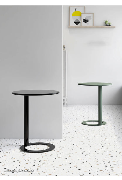 Nordic Living Room Furniture Coffee Table Metal Craft Mini Sofa Side Tables Indoor Mobile Bedside Table Home Decor Furnitures