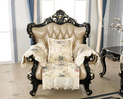 Modern High Quality Flower Embroider Sofa Towel Sofa Covers For Corner Sofa 1/2/3/4 Sectional Sofa Cover For Living Room Textile