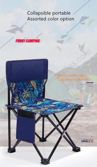 Bearing 150kg waterproof tensile 600D oxford outdoor collapsible compact foldable fishing traveling carrying away  beach chair