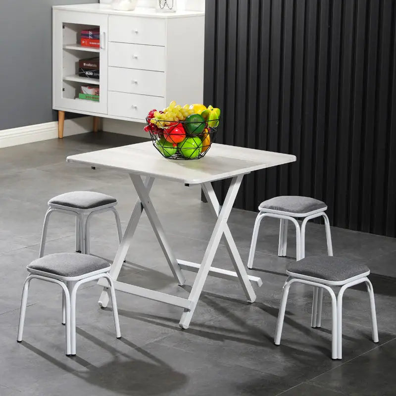 Modern Household Padded Stool Living Room Round Bench Coffee Table Step Stools Student Dormitory Solid Color Small Low Chairs