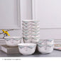 10pcs/set Chinese Dining Room Ceramic Tableware  4.5*inch Deep Jingdezhen Bone China Porcelain Dinnerware Rice bowl ceramic bowl