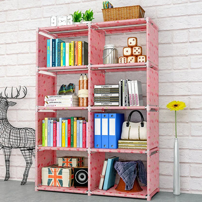 Bookcase Simple Bookshelf Easy Assembly Children Book Shelf Space-saving Sundries Organizer Rack Home Furniture Storage Holder