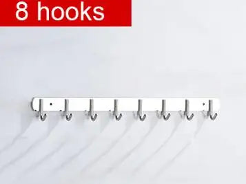 304 Stainless Steel Hook Punch-free Hooks Bathroom Towel Hook Strong Seamless Kitchen Hooks Metal Storage Rack Organizer WB 083