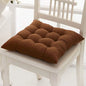 Soft Kitchen Chair Cushion Solid Seat Pillow For Car Home Red Square Chair Pad Office Sitting Cushhions Decorative Room Almofada