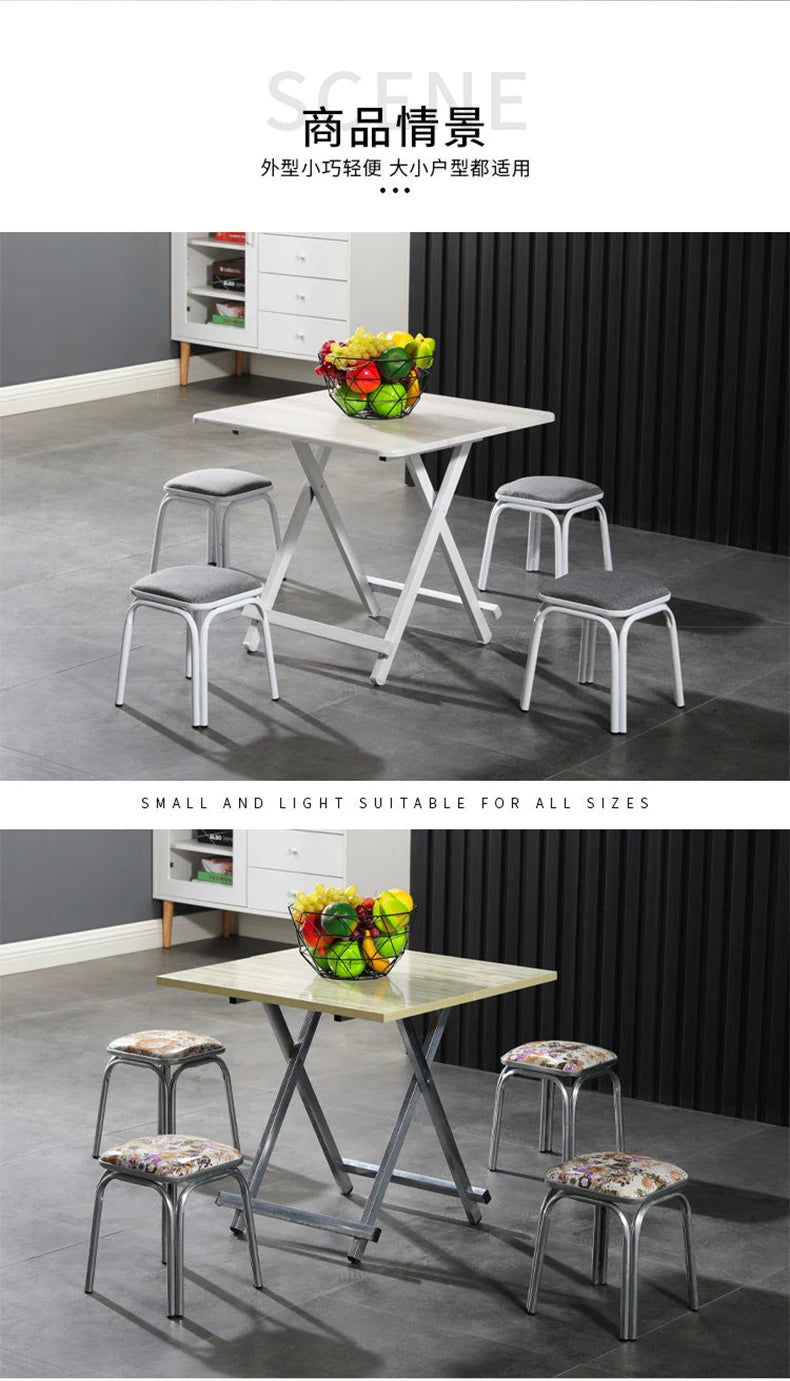 Modern Household Padded Stool Living Room Round Bench Coffee Table Step Stools Student Dormitory Solid Color Small Low Chairs