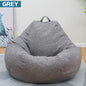 Large Small Lazy BeanBag Sofas Cover Chairs without Filler Linen Cloth Lounger Seat Bean Bag Pouf Puff Couch Tatami Living Room