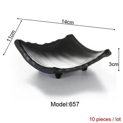 Imitation Porcelain Dinnerware Dinner Plates Tapas Dish With Hot Pot Restaurant A5 Melamine Dish Melamine Tableware