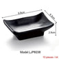 Imitation Porcelain Dinnerware Dinner Plates Tapas Dish With Hot Pot Restaurant A5 Melamine Dish Melamine Tableware