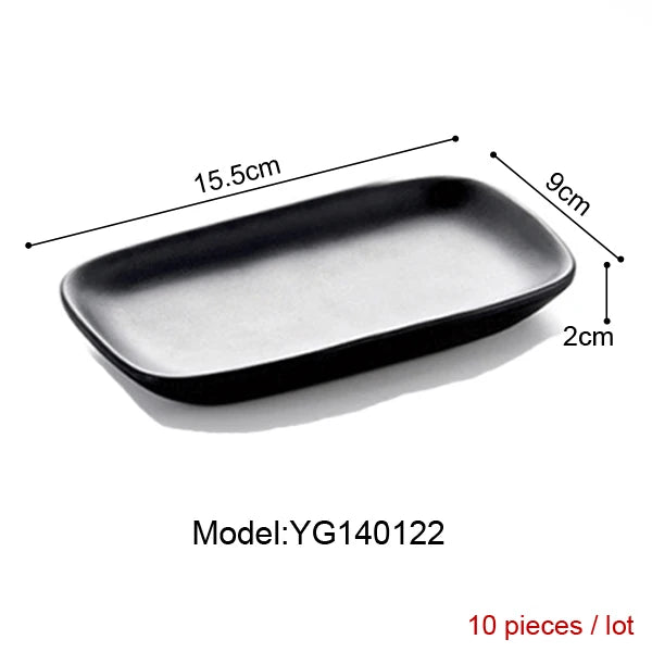 Melamine Dinnerware Dinner Plate Rectangle Plate Japanese Cuisine Restaurant Melamine Dish A5 Melamine Tableware Sushi Plate