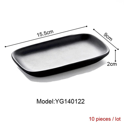 Melamine Dinnerware Dinner Plate Rectangle Plate Japanese Cuisine Restaurant Melamine Dish A5 Melamine Tableware Sushi Plate