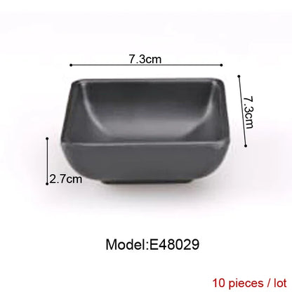 Imitation Porcelain Dinnerware Dinner Plates Tapas Dish With Hot Pot Restaurant A5 Melamine Dish Melamine Tableware