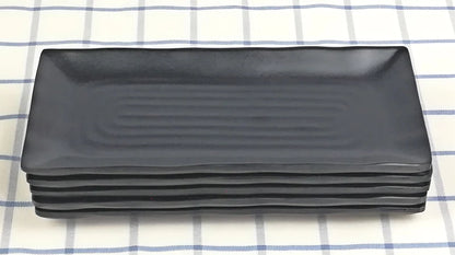 Melamine Dinnerware Dinner Plate Rectangle Plate Japanese Cuisine Restaurant Melamine Dish A5 Melamine Tableware Sushi Plate