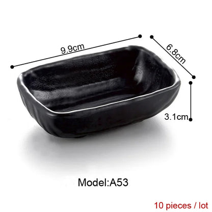 Imitation Porcelain Dinnerware Dinner Plates Tapas Dish With Hot Pot Restaurant A5 Melamine Dish Melamine Tableware