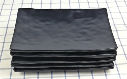 Melamine Dinnerware Dinner Plate Rectangle Plate Japanese Cuisine Restaurant Melamine Dish A5 Melamine Tableware Sushi Plate