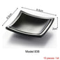 Imitation Porcelain Dinnerware Dinner Plates Tapas Dish With Hot Pot Restaurant A5 Melamine Dish Melamine Tableware