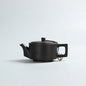 Creative Black Pottery Teapots Hand Made Vintage Ceramic Tea Pot  Chinese Kung Fu Tea Set Kettle Contentment Drinkware