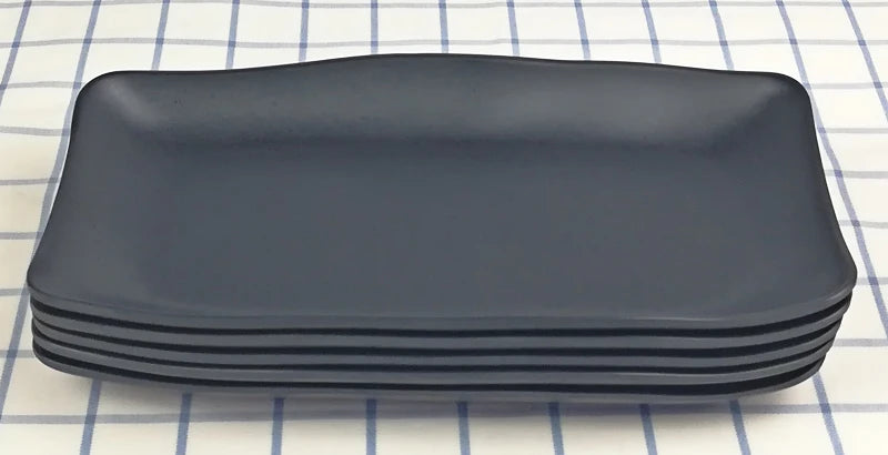 Melamine Dinnerware Dinner Plate Rectangle Plate Japanese Cuisine Restaurant Melamine Dish A5 Melamine Tableware Sushi Plate