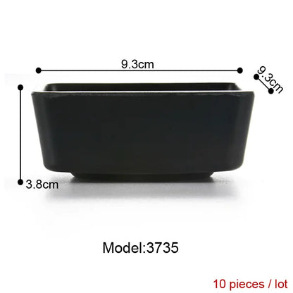 Imitation Porcelain Dinnerware Dinner Plates Tapas Dish With Hot Pot Restaurant A5 Melamine Dish Melamine Tableware