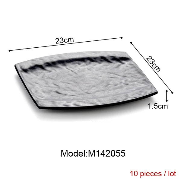 Melamine Dinnerware Dinner Plate Rectangle Plate Japanese Cuisine Restaurant Melamine Dish A5 Melamine Tableware Sushi Plate