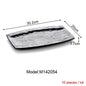Melamine Dinnerware Dinner Plate Rectangle Plate Japanese Cuisine Restaurant Melamine Dish A5 Melamine Tableware Sushi Plate