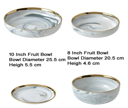 6 People eat marble ceramic dinner dishes and plates sets dinnerware sets tableware посуда набор посуды на 6 персон посуда