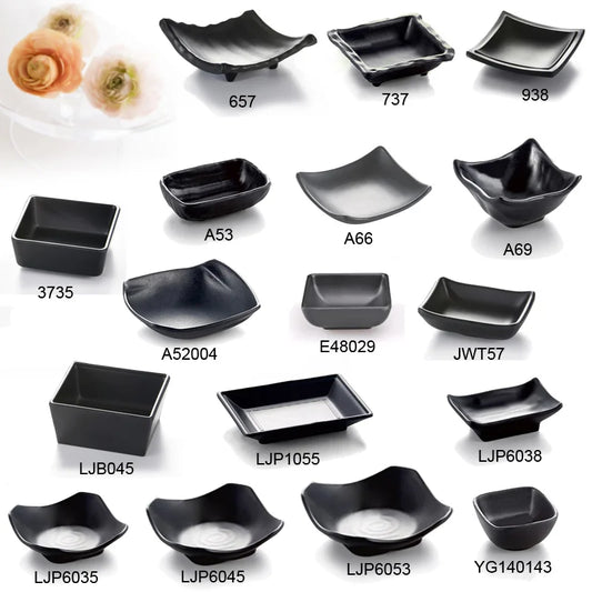 Imitation Porcelain Dinnerware Dinner Plates Tapas Dish With Hot Pot Restaurant A5 Melamine Dish Melamine Tableware