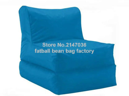Black foldable sofa chair,outdoor bean bag furniture set, waterproof beanbag seat