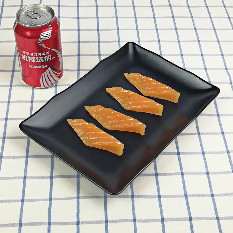 Melamine Dinnerware Dinner Plate Rectangle Plate Japanese Cuisine Restaurant Melamine Dish A5 Melamine Tableware Sushi Plate